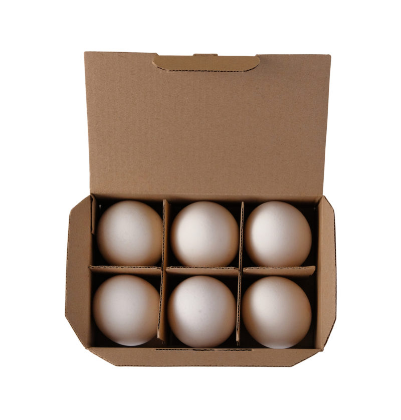 Brown Cardboard Boxes for Eggs